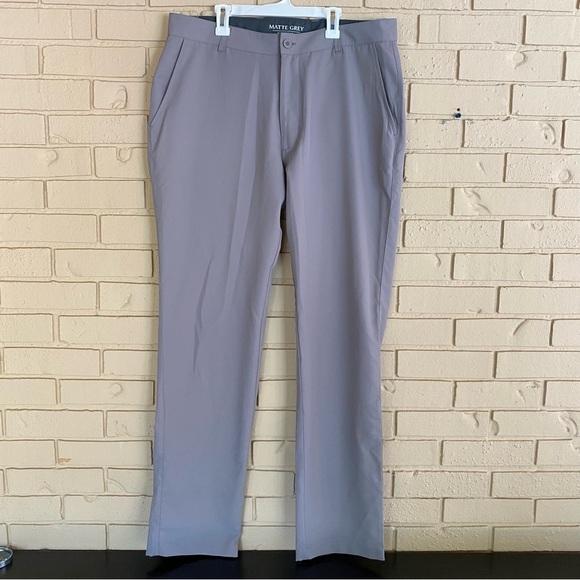 Haus of Grey Matte Grey Wayfarer Golf Pants 34 X 34 Lightweight Stretch